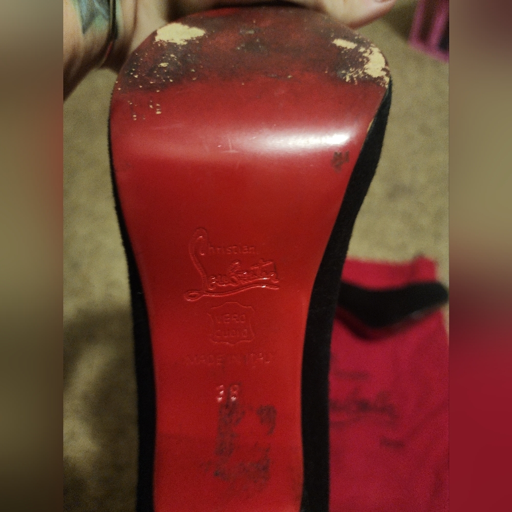 Authentic Christian Louboutin Heels Size Eu38 - image 3